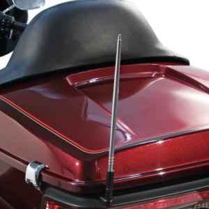 High Caliber Flexible 12" Antenna Chrome