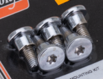 Colony chrome single disc rotor bolts