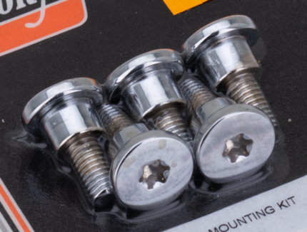 Colony chrome single disc rotor bolts