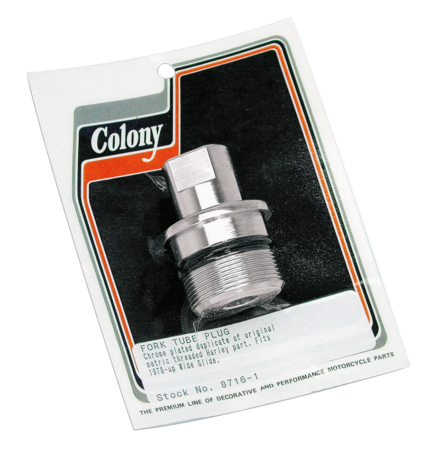 Fork Tube Plug Wideglide BT78-up