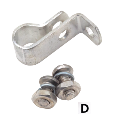 WhPltd Fr Wheel Brake Cable Tube Clamp X