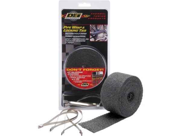 Exhaust Wrap and Tie Kit Black