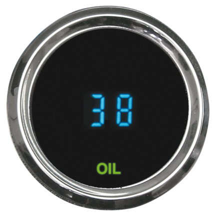 Round Digital Oil pressure gauge