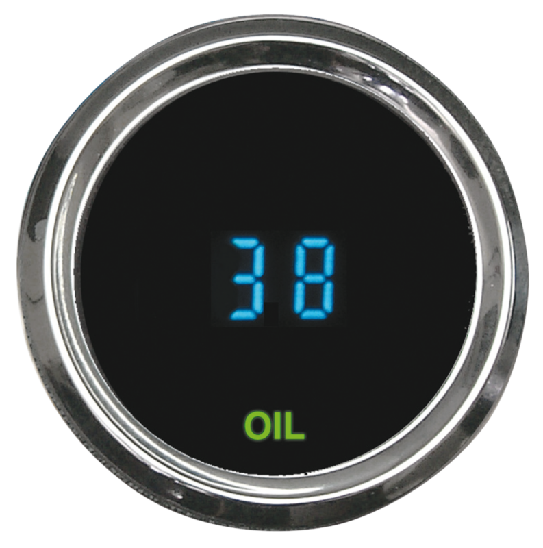 Round Digital Oil pressure gauge