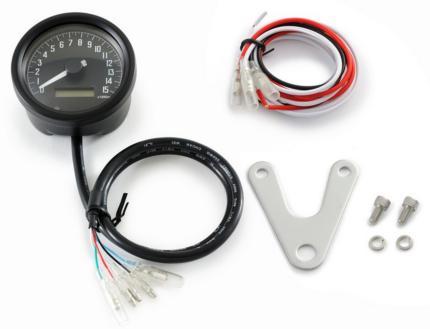 Velona 60mm Tacho 15.000RPM Black B