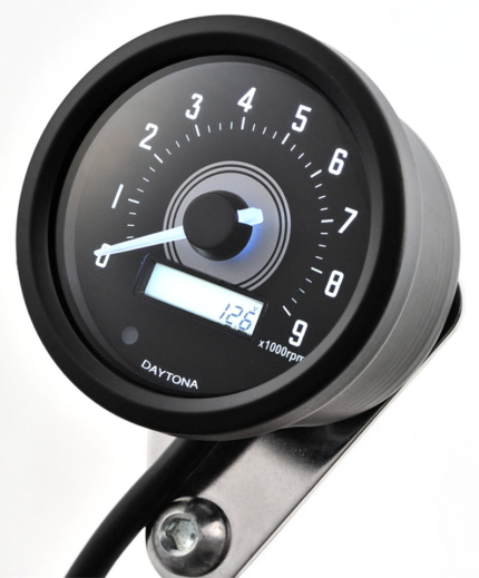 Velona 60mm Tacho 9.000RPM Black