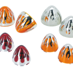 Flame bullet lenses Amber rear FL-style,