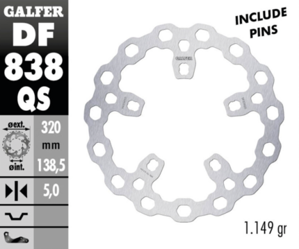 Galfer DF838 Cubiq Disc 12.6"