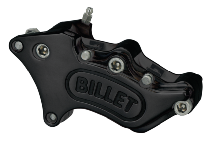 Billet 4 RH front caliper 00-up Black