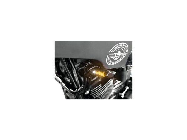 Classic ST Series LED Turn Signal/Position Light Anodized Black Smoke LED