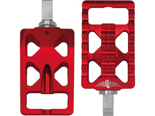 MX V1 Foot Pegs Red Anodized