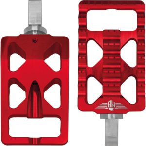 MX V1 Passenger Pegs Red Anodized