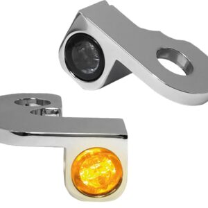 NANO Series LED Turn Signals Chrome Smoke LED