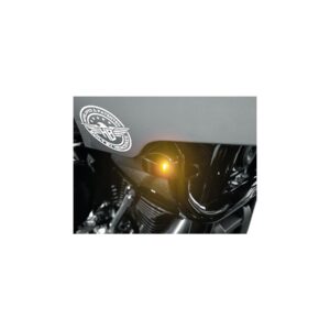 Nano ST Series LED Turn Signals Anodized Black Smoke LED