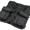 Expandable seatbag variable volume of 33 - 42 l black