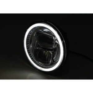 Frame-R2 Type 7 LED 5 3/4" Headlight Bottom Mounted Black LED