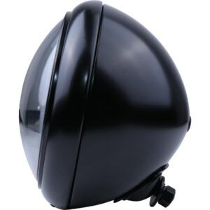 HD-Style Type 8 7" Cornering Headlight with Daytime Running and Position Light Black Powder Coated Reflector LED