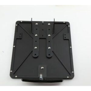 License Plate Frame German Size 180 x 200mm Black Anodized