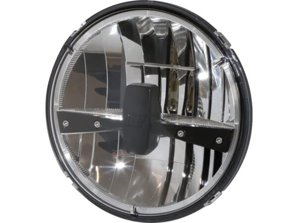 Type 3 7" LED Reflektor Scheinwerfereinsatz Black bulb shield Black Clear LED