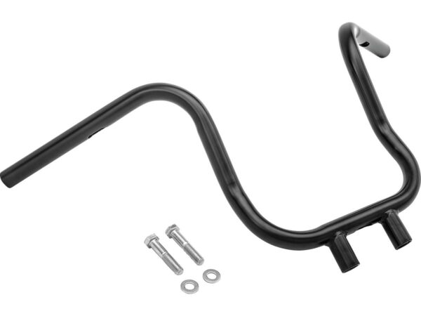 1" Cube Handlebar Non-Dimpled 3-Hole Black Powder Coated 1"