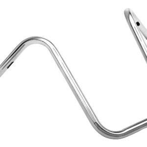 Narrow Ape 40 Handlebar Non-Dimpled 3-Hole Chrome 1" Throttle Cables