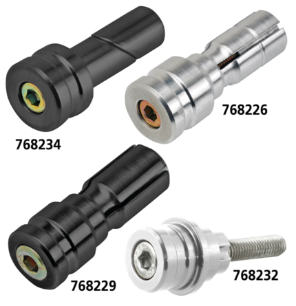 JM Bar-End Adapter 7/8" Fat Bars Black