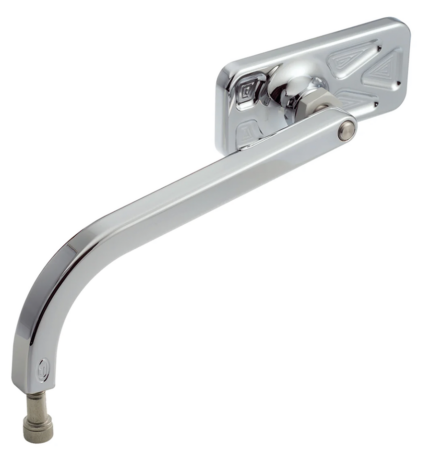 JM Mirror No. 1 Solid Long LH Chrome