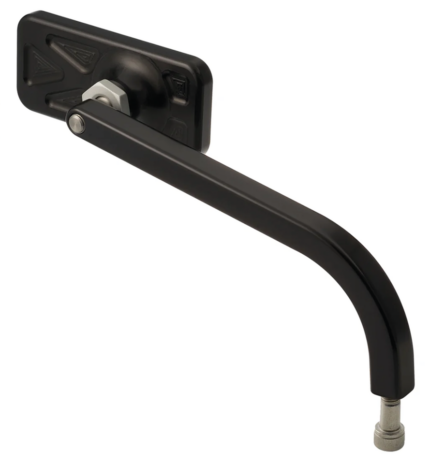 JM Mirror No. 1 Solid Long RH Black