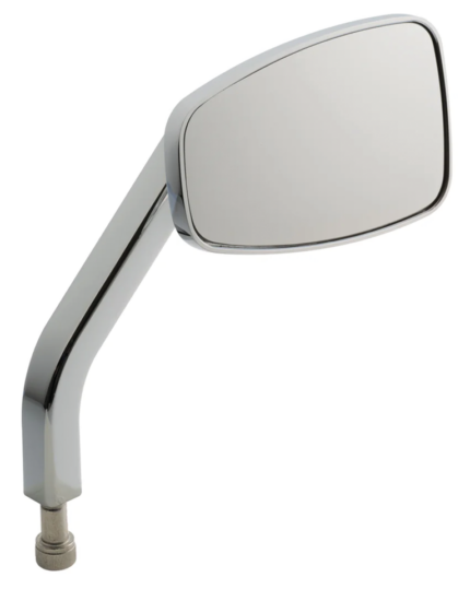 JM Mirror No. 8 Solid Short RH Chrome