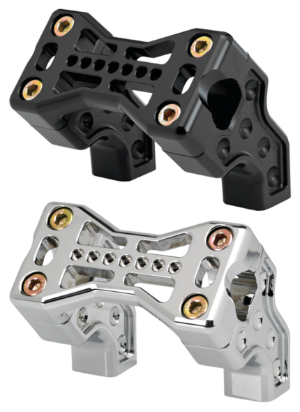JM PB Risers 2.5" Bridge Clamp Black