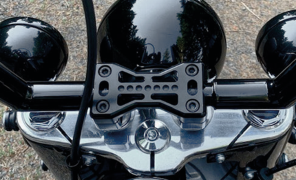 JM Risers 2" Bridge Clamp Black