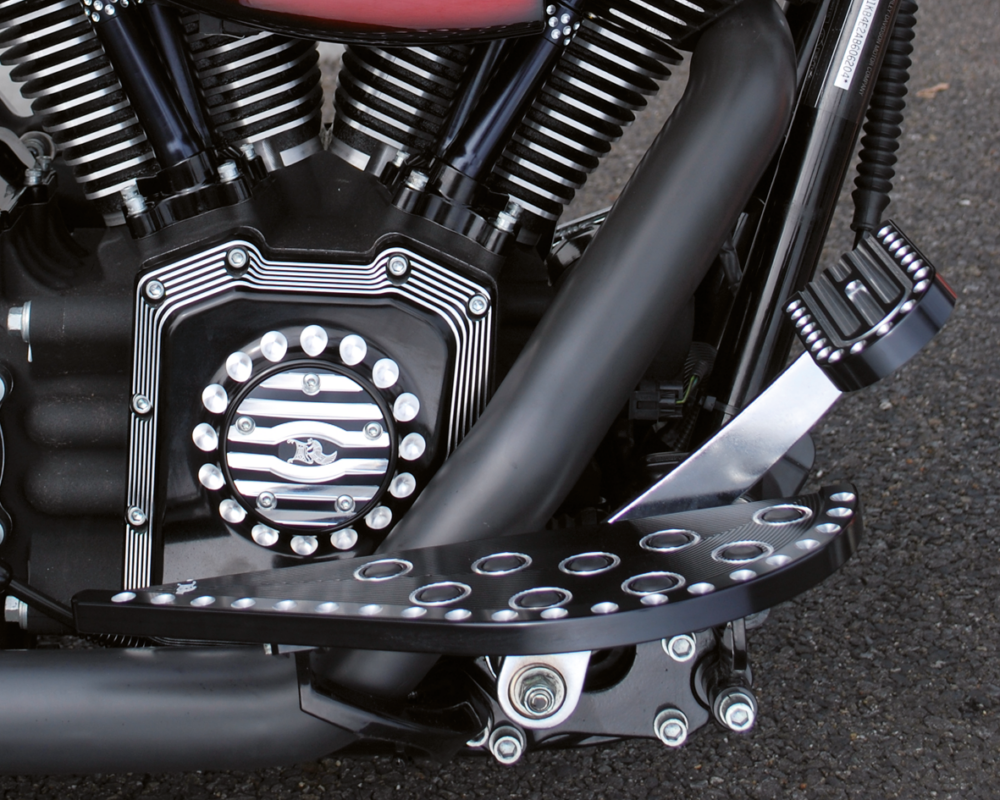 Large pedal for FLH/T86up BLACK & MACHIN