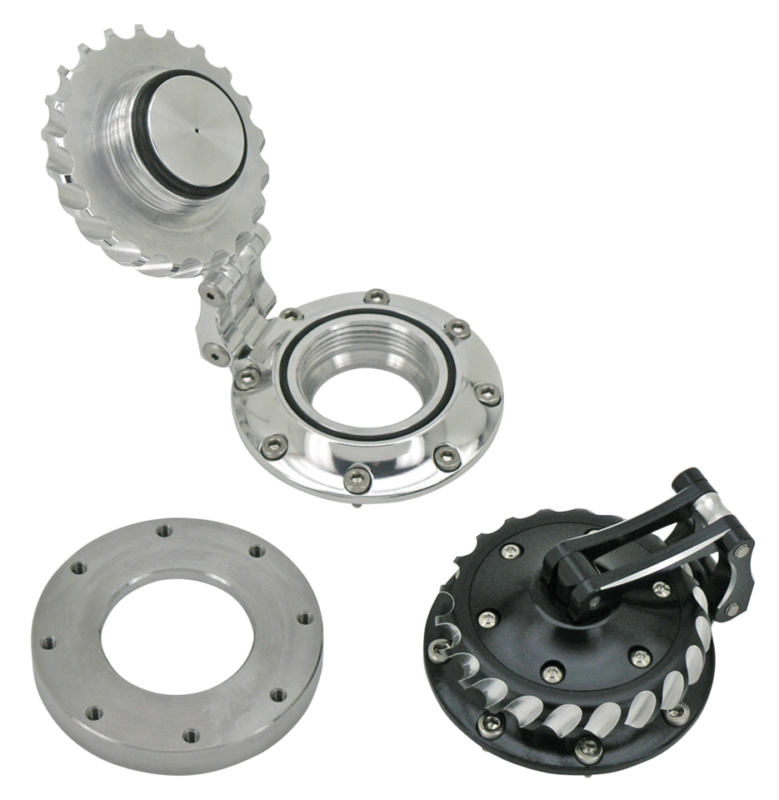 Neo-Fusion Gas Cap Black&Machine Cut