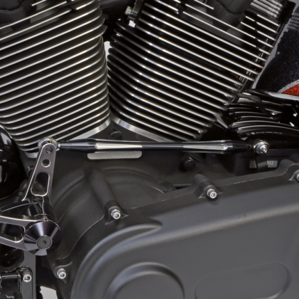 Shift Rod Pointed Black&MachineCut