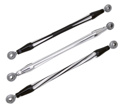 Shift Rod Spiral Black&MachineCut