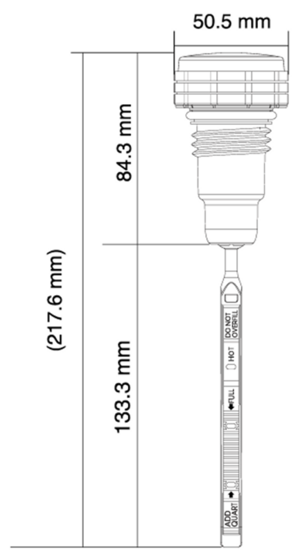Koso Digital Dipstick Black FLH/T07-16