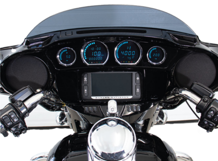 Koso HD-06 Gauge Kit Blue FLH/T14-20
