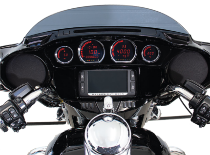 Koso HD-06 Gauge Kit Red FLH/T14-20