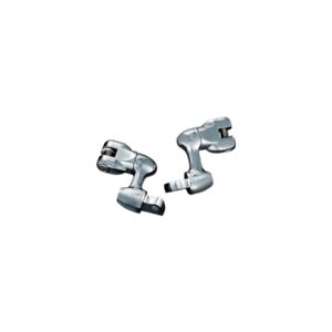 2" Adjustable Lockable Offsets with Male Mount Adapter Chrome