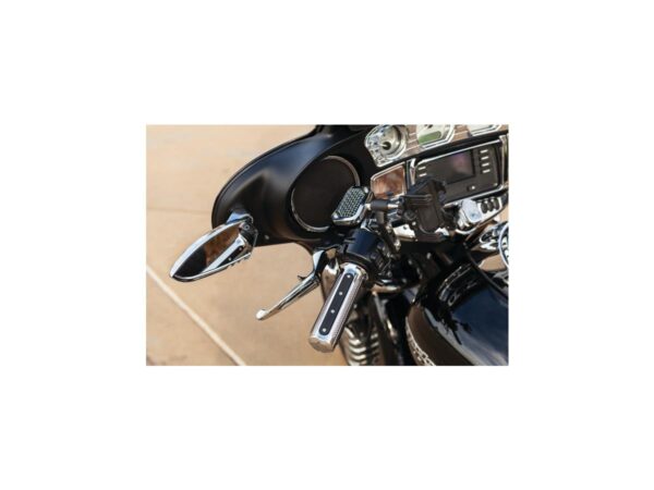 Heavy Industry Grips Chrome 1" Throttle By Wire