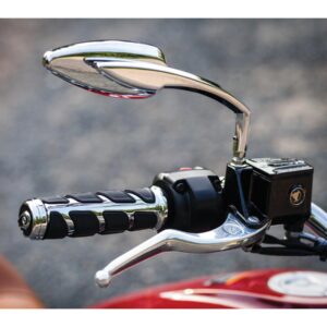 Kinetic Grips Chrome 7/8" Throttle By Wire Throttle Cables