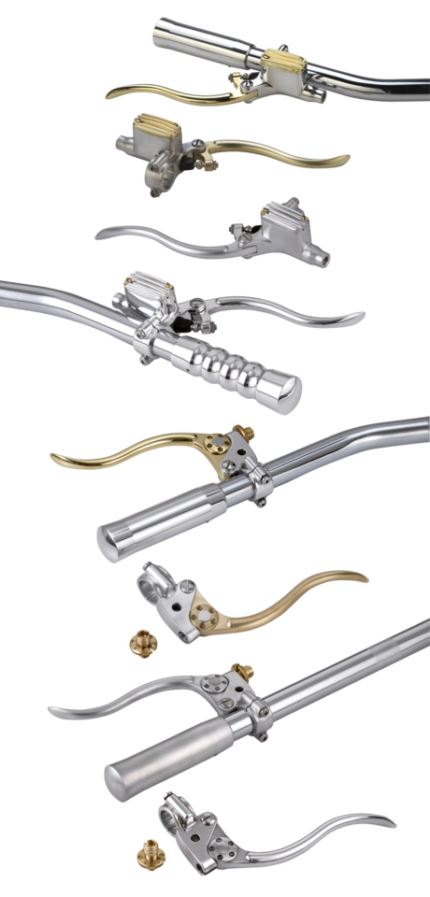 K-Tech Deluxe m/c 12mm polish alu/brass