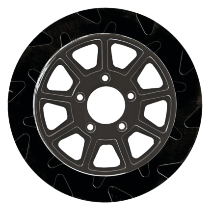 FR Smooth 11.5"x5mm BL/BL 9-Spoke