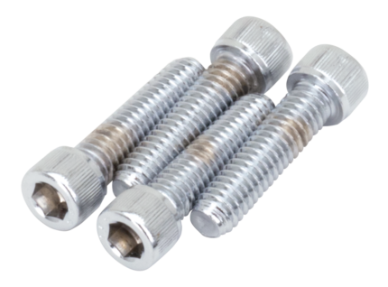 Chrome allen head screws h.bar clamp mnt