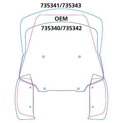 NC V-Stream short clear Bead RA21-up