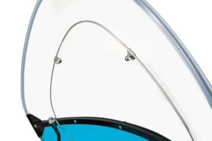 NC Vintage Beaded Shield Blue BT36-48