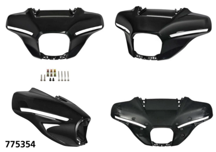 Outer Fairing Gloss Black FLH23-Up