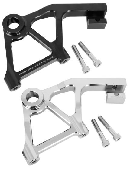 PM Radial Caliper Bracket Blk FLH/T08-21