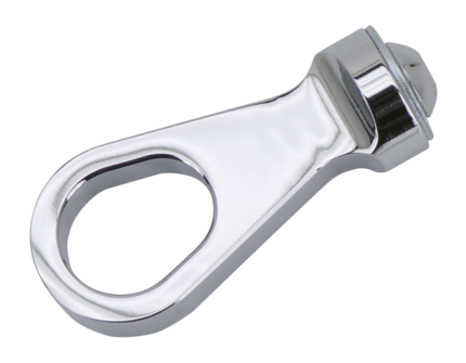 Billet Speedo cable guide chr.