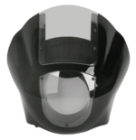 Quarter Fairing Gloss Black Clear Screen